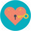 Heart Lock Love Icon