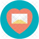 Heart Mail Message Icon