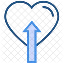 Heart Valentines Day Arrow Icon