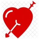 Cupid Heart Arrow Heart Heart Emoji Icon