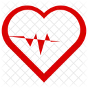 Heartbeat Heart Heart Shape Heart Design Icon