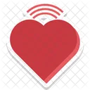 Heart Signals Heart Hotspot Icon