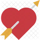 Heart Arrow Love Archery Icon