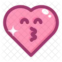 Emoji Heart Face Icon