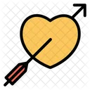 Love Valentine Arrow Icon