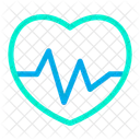 Fitness Heart Heartbeat Icon