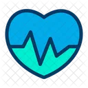 Fitness Heart Heartbeat Icon