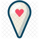 Heart Love Map Icon