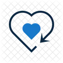 Refresh Reload Heartshape Icon