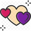 M Hearts Heart Love Icon