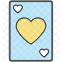 Heart Card Ace Icon