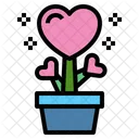 Heart Love Floral Icon