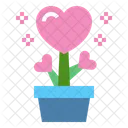 Heart Love Floral Icon