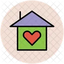 Heart On Home Icon