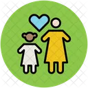 Heart Shape Family Icon