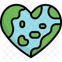 Heart Love Mother Earth Day Icon