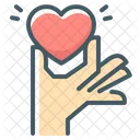 Heart Love Volunteer Icon