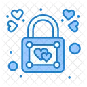 Heart Love Lock Lock Icon