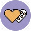 Heart Shape Greeting Icon