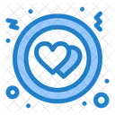 Circle Heart Love Icon