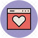 Heart Shape Outline Icon
