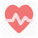 Heart Wave Medical Icon