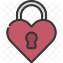 Heart Heart Lock Icon