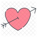 Heart Loving Valentines Day Icon