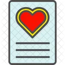 Heart Letter List Icon