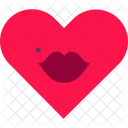 Heart Lips Love Icon