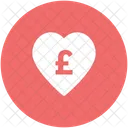 Heart Pound Sign Icon