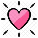 Glowing Heart Icon