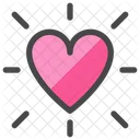 Heart Glowing Honest Icon