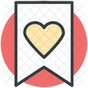 Heart Ribbon Decoration Icon