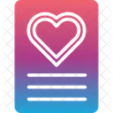 Heart Letter List Icon