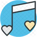 Heart Musical Note Icon