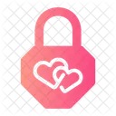 Heart Lock Padlock Icon
