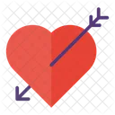 Heart Love Arrow Icon