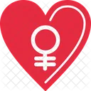 Heart Women Day Icon