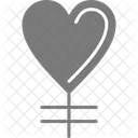 Heart Female Gender Icon