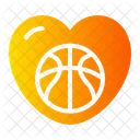 Heart Basketball Sports And Competition Icon