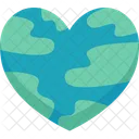 Heart World Love Icon