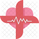 Heart Cardiology Pressure Icon