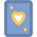 Heart Card Poker Icon