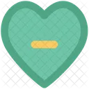 Heart Minus Symbol Icon