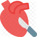 Heart Organ Scalpel Icon