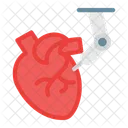 Heart Organ Robotic Icon