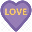 Heart Word Love Icon