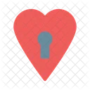 Heart Lock Password Icon