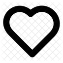 Heart Shape 2 D Icon